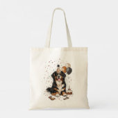 Happy Birthday Bernese Mountain Dog Tote Bag (Achterkant)