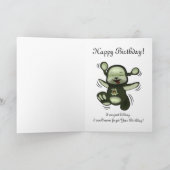 Happy Birthday beroemd gemaakt door Nanofa Kaart (Binnen)