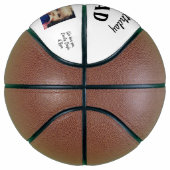 Happy Birthday Best Dad 3 Photo Collage Basketbal (Rechts)