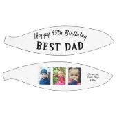 Happy Birthday Best Dad 3 Photo Collage Basketbal (Panelen)