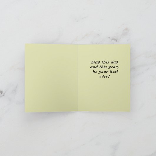 Happy Birthday Best Ever Kaart (Binnen)