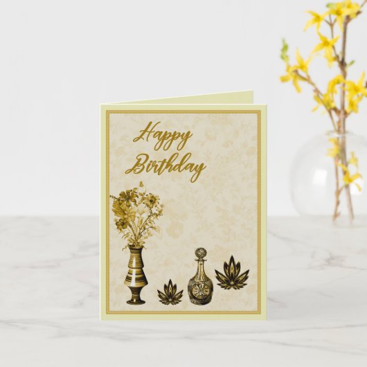 Happy Birthday Best Ever Kaart (Gele Bloem)