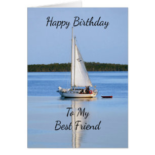 Happy Birthday Best Friend Side by Side Sailships