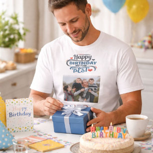 Happy Birthday Best Pap Foto T-shirt