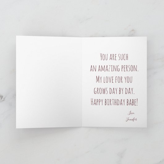 Happy Birthday Beste Boyvriend ooit Foto Feestdagen Kaart (Binnen)