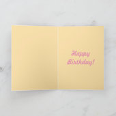 Happy Birthday Bestie | BLAUWGROEN Kaart (Binnen)