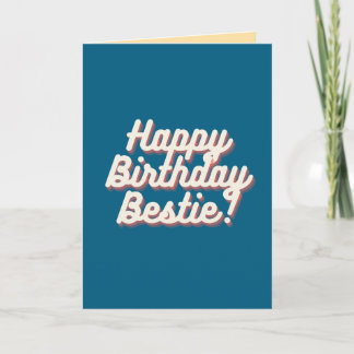 Happy Birthday Bestie | BLAUWGROEN Kaart