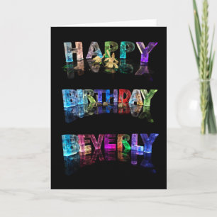 Happy Birthday Beverly Kaart