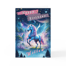 Happy Birthday (bewerkbaar) Gevouwen Wenskaart