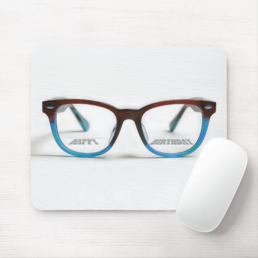 Happy Birthday Bifocals Muismat (Met muis)