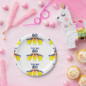 Happy Birthday Big 60 Papieren Bordje (Feest)