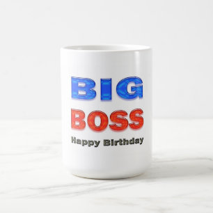 Happy Birthday Big Boss Birthday Gifts Koffiemok