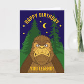 Happy Birthday Bigfoot You Legend Grappig (Voorkant)