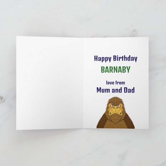 Happy Birthday Bigfoot You Legend Grappig (Binnen)