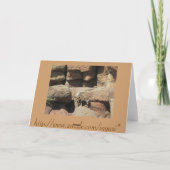 Happy Birthday Bighorn Sheep Kaart (Achterkant)