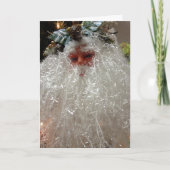 HAPPY BIRTHDAY BIJ CHRISTMAS OUDE TIME SANTA FEESTDAGEN KAART (Voorkant)