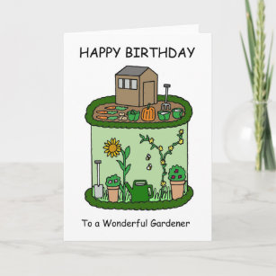 Happy Birthday bij Gardener Kaart
