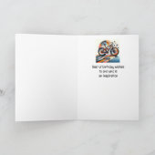 Happy Birthday Bike Inspirerend Kaart (Binnen)