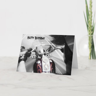 Happy Birthday Biker-kaart Kaart
