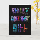 Happy Birthday Bill Kaart (Gele Bloem)