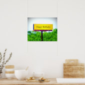 HAPPY BIRTHDAY BILLBOARD: "Jubilant"_ Poster (Keuken)