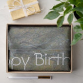 Happy Birthday Birch Bark Tissue Paper Tissuepapier (Geschenk)