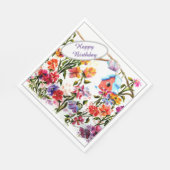 Happy Birthday Bird House Servet (Hoek)