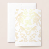 Happy Birthday Bird ontwerp Folie Kaarten (Met envelop)