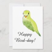 Happy Birthday Bird Pun Kaart (Voorkant)