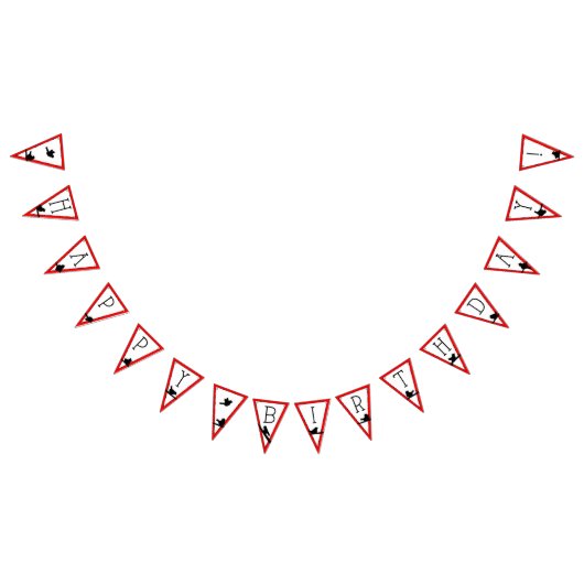 Happy Birthday Birds Banner (Alle)