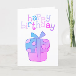 Happy Birthday Birthday Cadeau Kaart