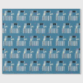 Happy Birthday Black Balloons en Sparklers Cadeaupapier (Vlak)