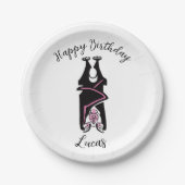 Happy Birthday Black BAT- Natuur - Wildlife Papieren Bordje (Voorkant)