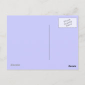 Happy Birthday blauw zwart Briefkaart (Achterkant)
