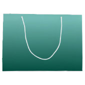 Happy Birthday Blauwgroen aangepaste Sjabloon typo Groot Cadeauzakje (Achterkant)