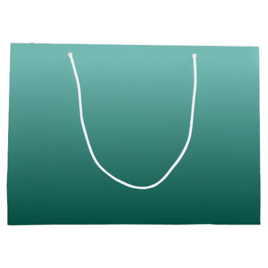 Happy Birthday Blauwgroen aangepaste Sjabloon typo Groot Cadeauzakje (Achterkant)