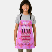 Happy Birthday Blijf gebukt Schort (Insitu)