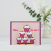 Happy Birthday Blijf zonder Briefkaart (Staand voorkant)