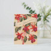 Happy Birthday | Bloemen Briefkaart (Staand voorkant)