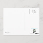 Happy Birthday bloemen Briefkaart (Achterkant)