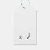 Happy Birthday Blowing Out Candles Funny Cadeaulabel (Achterkant)