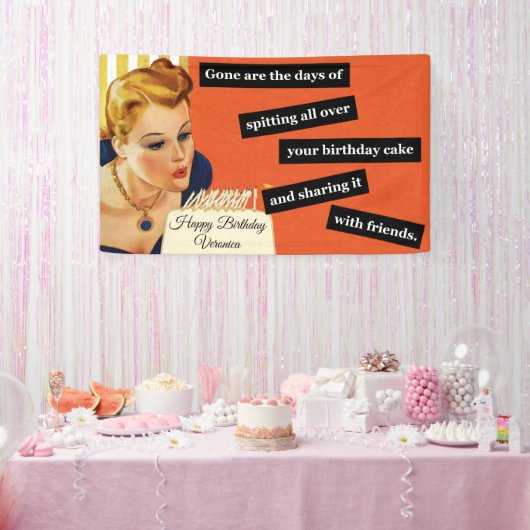 Happy Birthday Blowing Out Candles  Funny Spandoek (Feest)