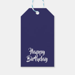 Happy Birthday Blue #26235C-cadeautjes Labels Cadeaulabel