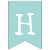 Happy Birthday Blue Balloons Pet Pattern Colorful Vlaggetjes (Tweede vlag)