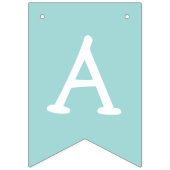 Happy Birthday Blue Balloons Pet Pattern Colorful Vlaggetjes (Derde vlag)