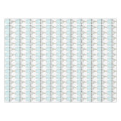 Happy Birthday Blue Cake Cupcake Candle Sprinkles Tafelkleed (Voorkant (Horizontaal))