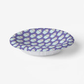 Happy Birthday Blue Cupcake Sprinkles Froting Papieren Kommen (Gebogen)