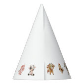 Happy Birthday Boerderij Animal Party Pet Feesthoedjes (Achterkant)