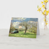 Happy Birthday  Boerderij Truck Kaart (Gele Bloem)