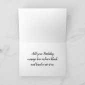 Happy Birthday boho retro kleuren Kaart (Binnen)